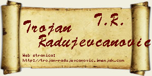 Trojan Radujevčanović vizit kartica